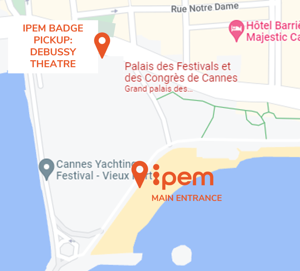 Cannes2023_Badge Pickup location_Map