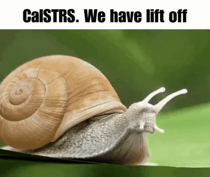 GIF – CalSTRS. We have lift off GIF - CalSTRS. We have lift off