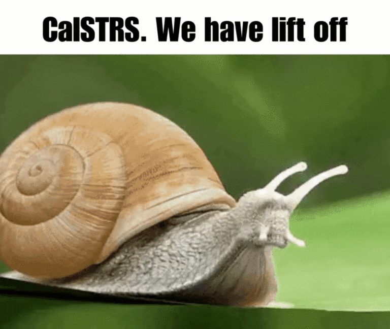 GIF - CalSTRS. We have lift off