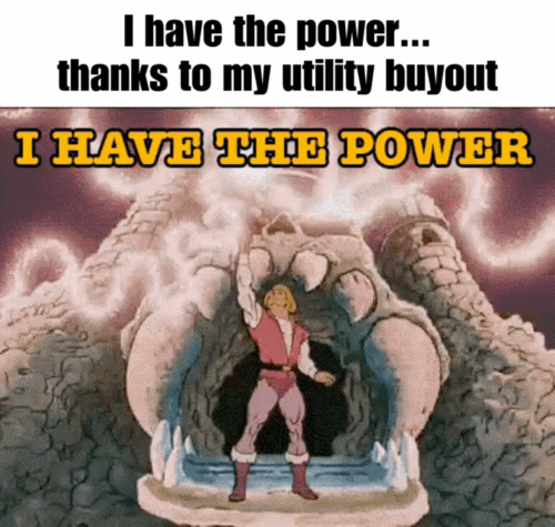 GIF – I have the power… thanks to my utility buyout GIF - I have the power... thanks to my utility buyout