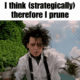GIF - I think (strategically) therefore I prune