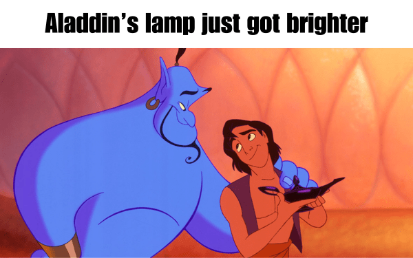 Meme – Aladdin’s lamp just got brighter Meme - Aladdin’s lamp just got brighter