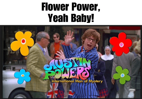 Meme – Flower Power, Yeah Baby! Meme - Flower Power, Yeah Baby!