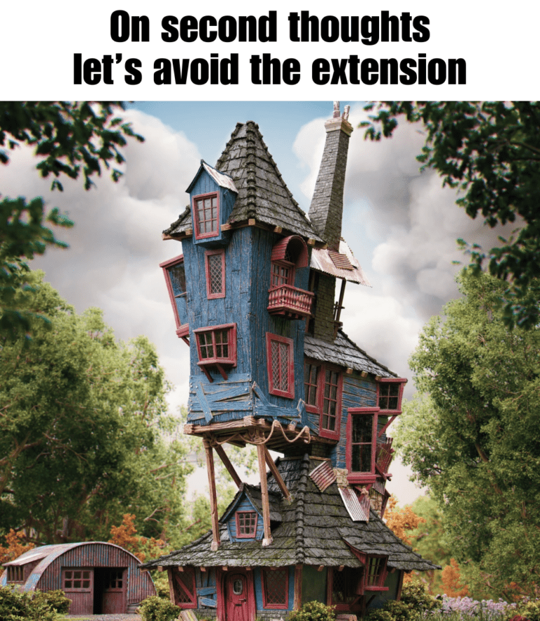 Meme – On second thoughts let’s avoid the extension Meme - On second thoughts let’s avoid the extension