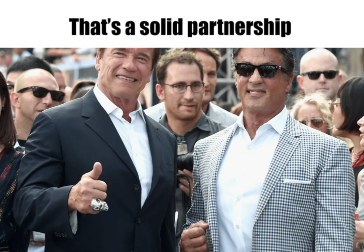 Meme - That’s a solid partnership