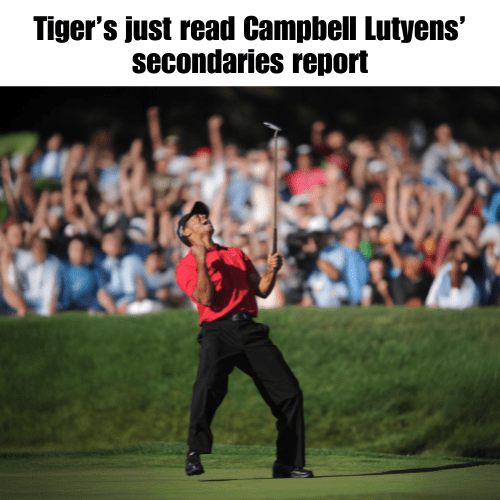 Meme – Tiger’s just read Campbell Lutyens’ secondaries report Meme - Tiger’s just read Campbell Lutyens’ secondaries report