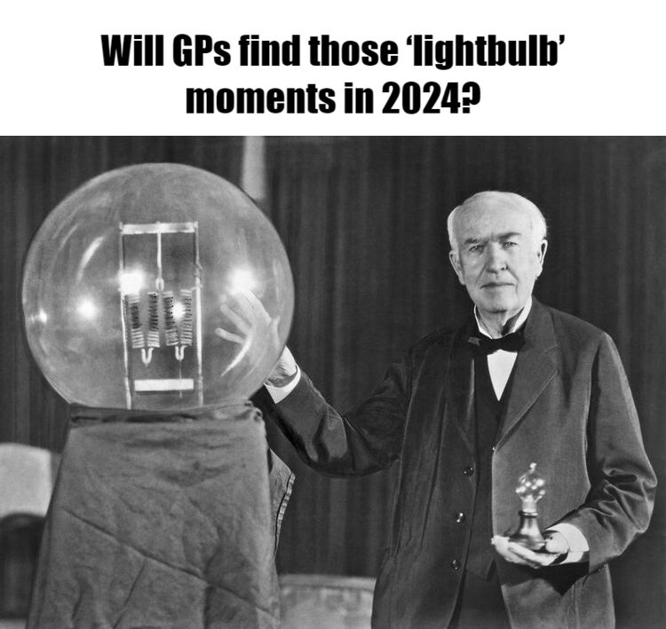 Meme - Will GPs find those ‘lightbulb’ moments in 2024