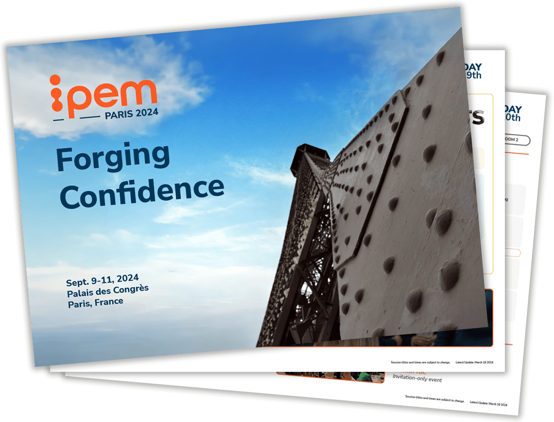 Download the IPEM Paris 2024 Program Download the IPEM Paris 2024 Program